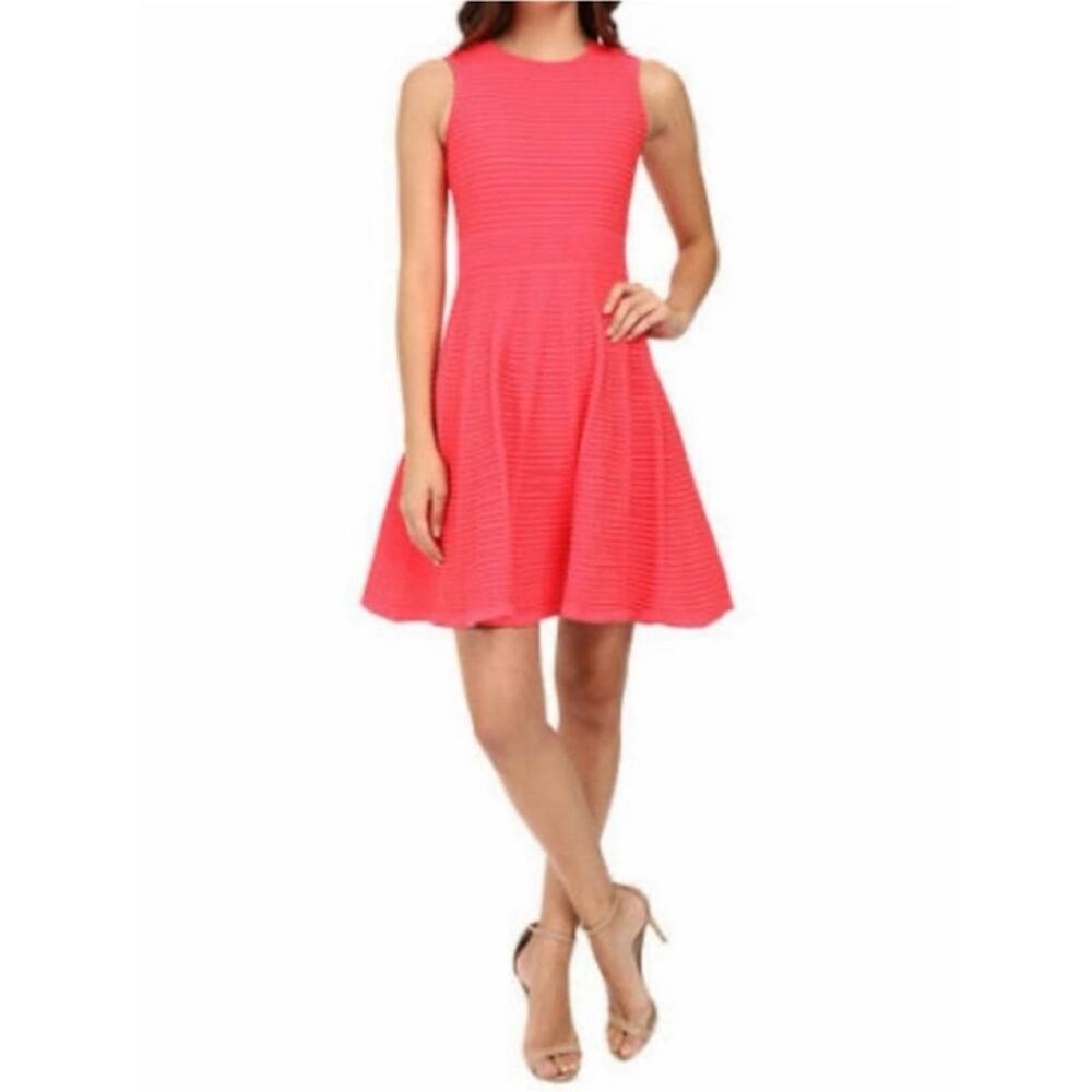 Ted Baker London Malou Ottoman Vibrant Pink Dress TED 2 (US 6) never worn